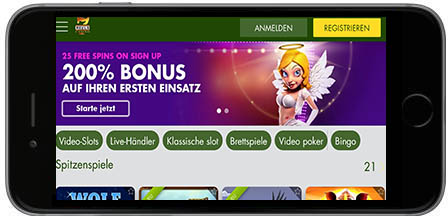 7Reels Casino mobil horizontal