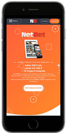 NetBet Casino mobil vertikal
