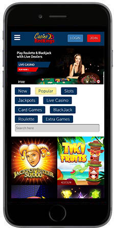 RedKings Casino mobil vertikal