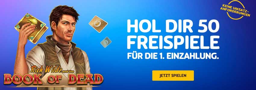 Erhalte im besten deutschen Online Casino Freispiele PlayOJO