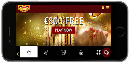 All Jackpots Casino mobil horizontal