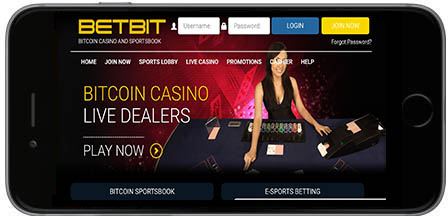 Betbit Casino mobil horizontal