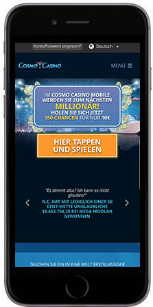 Casino Action mobil vertikal