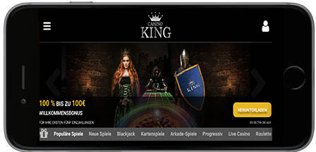 Casino King mobil horizontal
