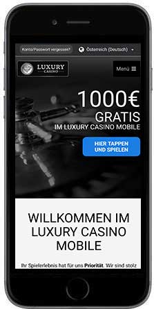 Luxury Casino mobil vertikal
