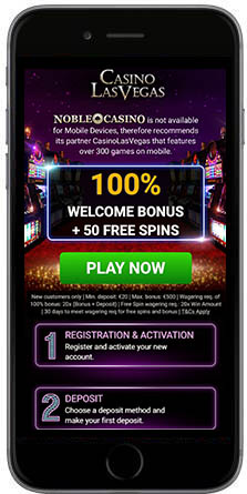 Noble Casino mobil vertikal