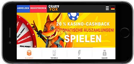 crazy fox mobil horizontal