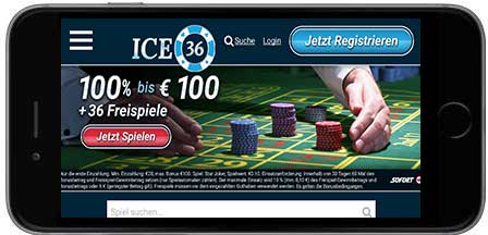 Ice365 Casino mobil horizontal
