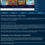 Roxy Palace Casino homepage
