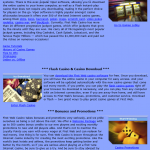 First Web Casino homepage