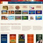 Royal Vegas Casino homepage
