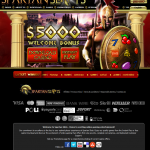 Spartan Slots Casino homepage