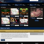 Global Live Casino homepage
