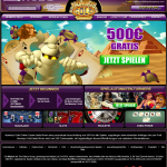 Mummys Gold Casino homepage