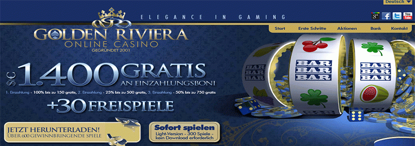 Golden Riviera Casino cover