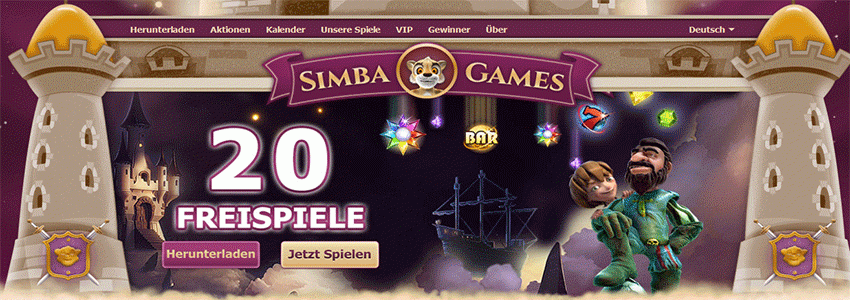 Simba Game Casino cover