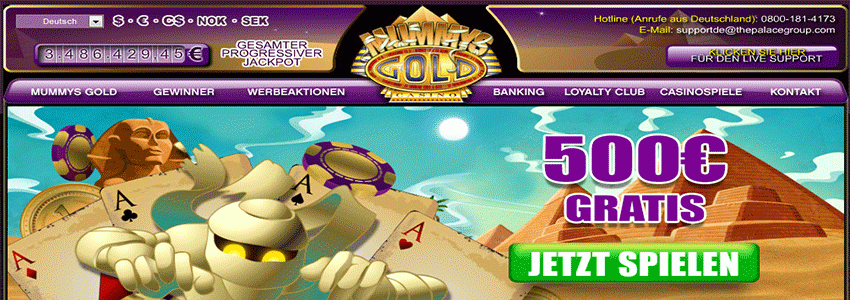 Mummys Gold Casino cover