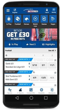 betfred mobile site app