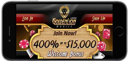 golden lion casino horizontal mobile