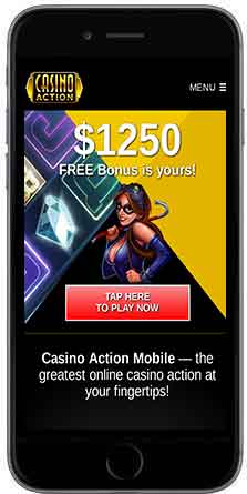 Casino action mobil vertikal