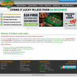 strike  lucky homepage