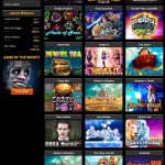 Euromoon casino homepage