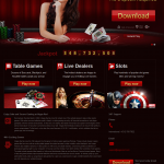 vegas red casino homepage