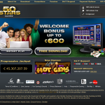 50stars casino homepage