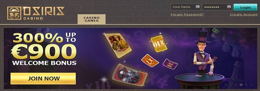 Osiris casino offer