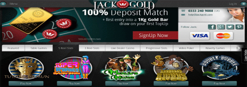 jack gold casino homepage