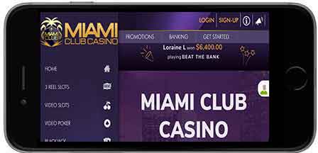 Miami Club mobil horizontal