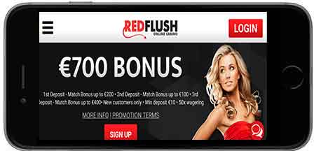 Redflush Casino mobil horizontal
