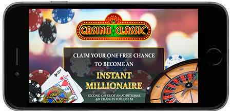 Casino classic mobil horizontal