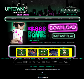 uptown aces homepage